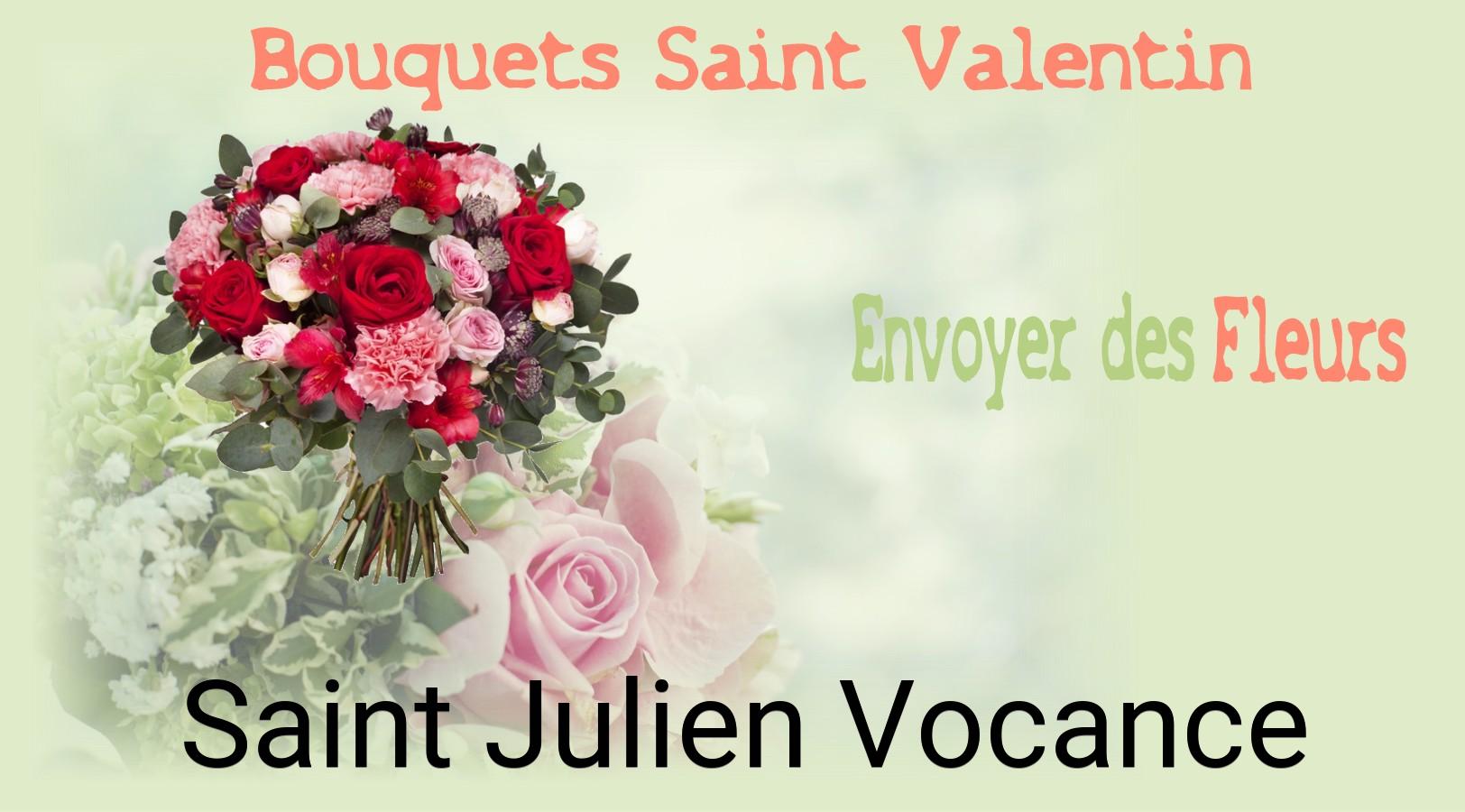 Roses de Saint-Valentin livrées à Saint-Julien-Vocance